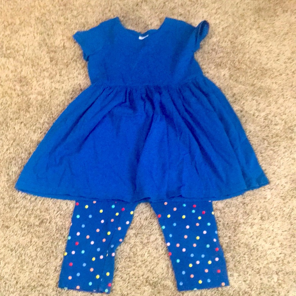 2 piece outfit dress and Capri pants